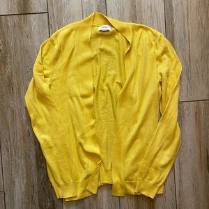 Old Navy Cardigan, Yellow, Size Medium